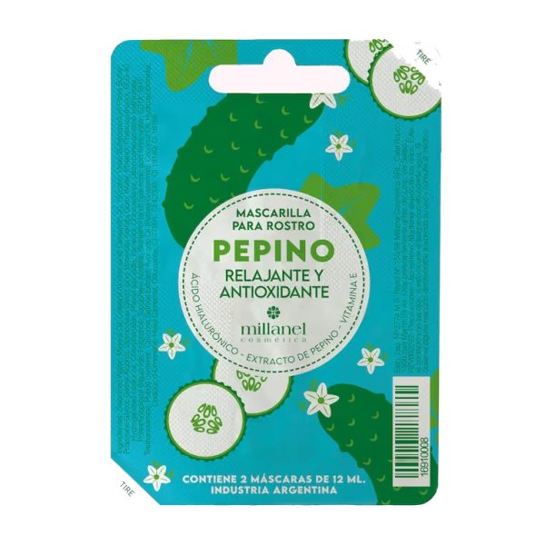 Mascarilla para rostro Pepino x 24 ml